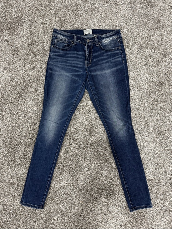 BKE Denim - BKE Sabrina Skinny Jeans Women’s 28R Dark Wash Stretch Denim Buckle 28x31.5